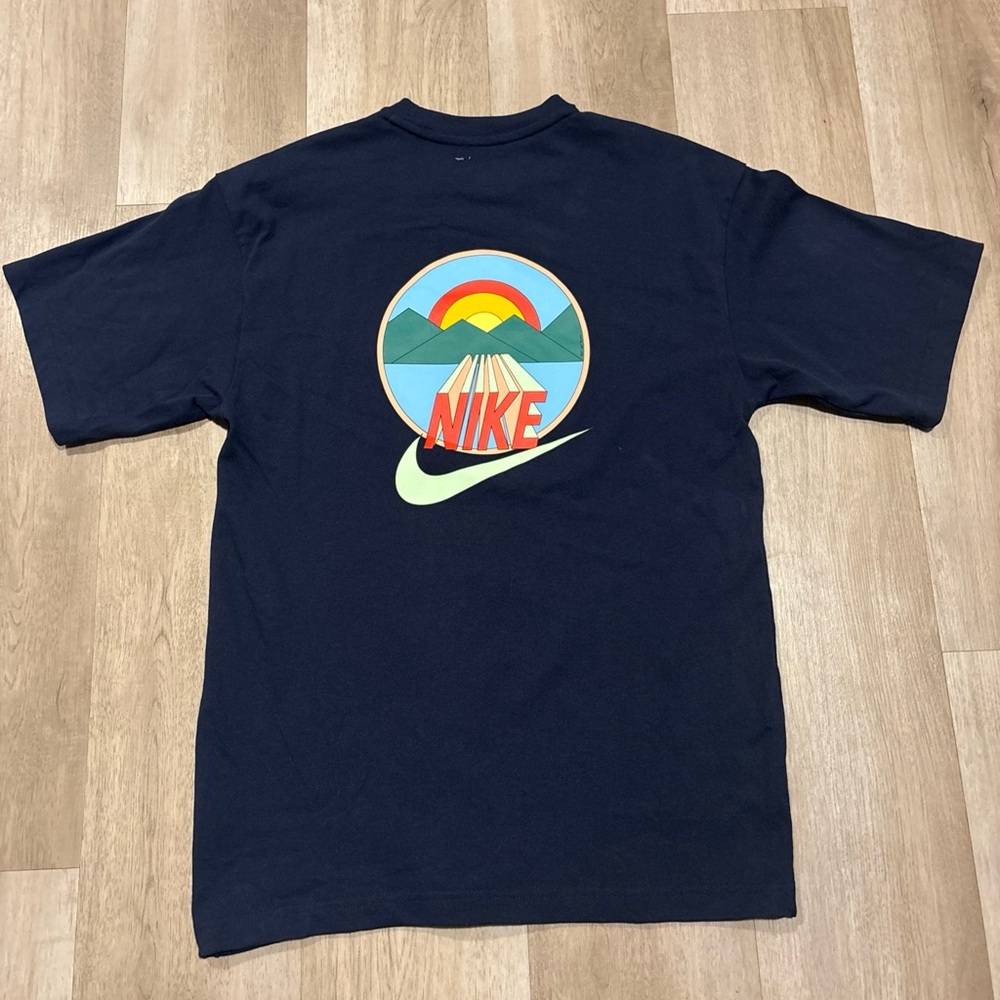 Nike Sunset T-shirt Boys Oversized Short Sleeve Youth Small